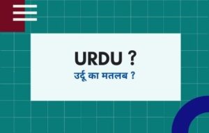 Urdu Words Meaning in Hindi