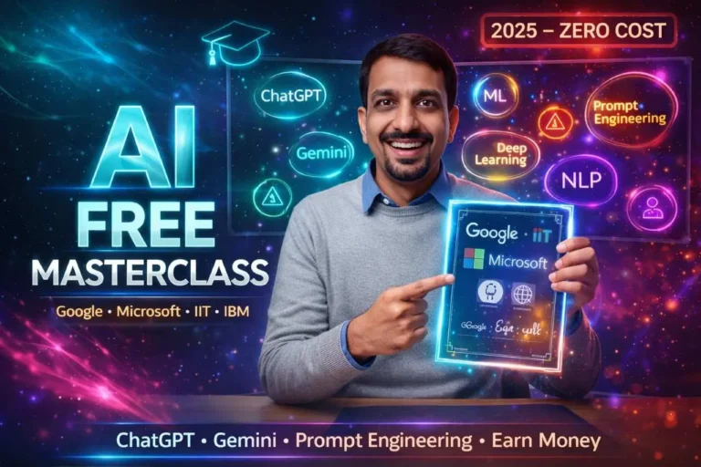 AI Free Masterclass - Learn, Use & Earn 4 AI Free Masterclass